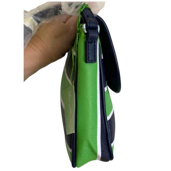 NWT Vera Bradley Flap Crossbody Lucky Stripe Shoulder Strap Handbag - Picture 9 of 14